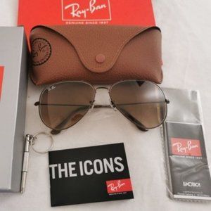 Ray-Ban Tan Sunglasses 3026 62mm